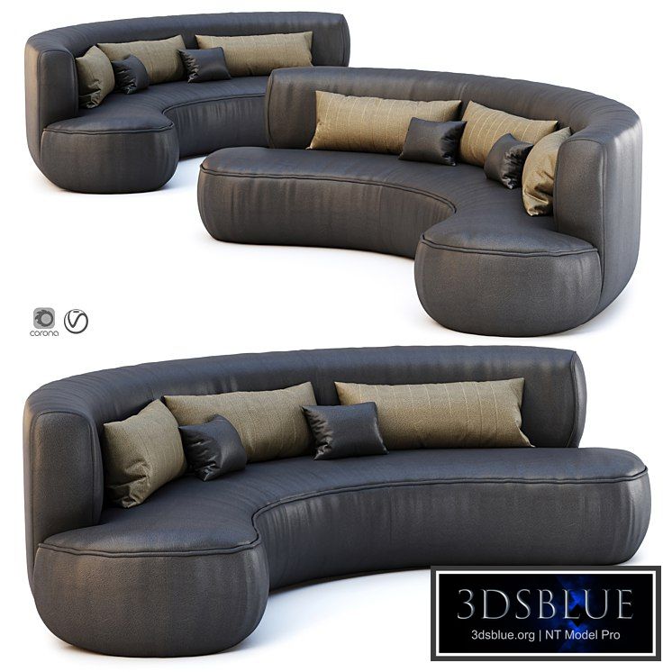 Jenifer Restaurant Leather Sofa