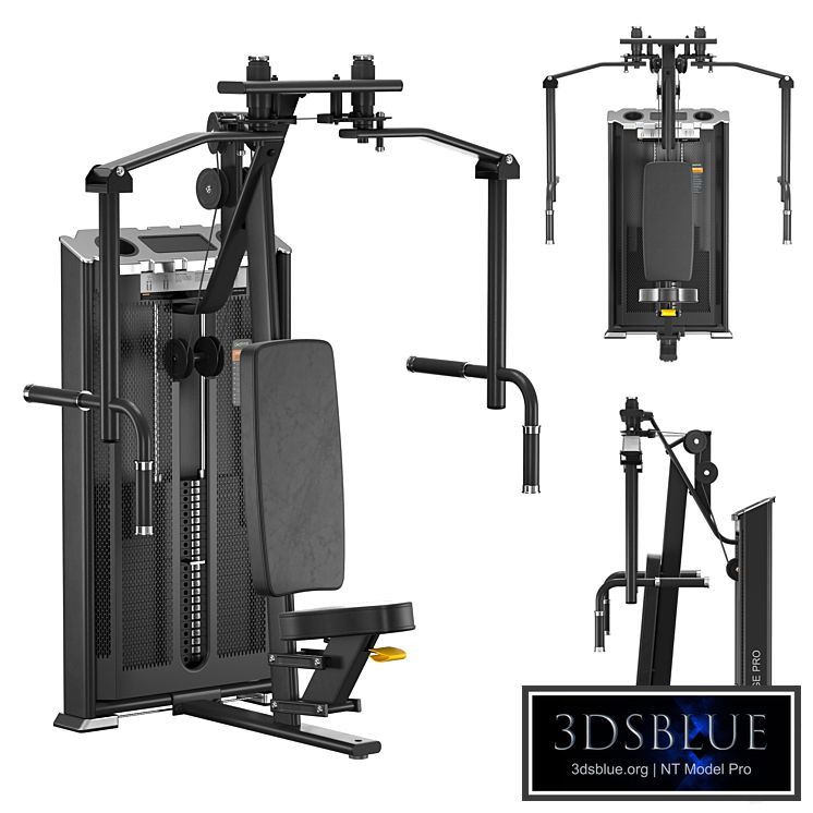DHZ Fitness E-7007A Pearl DeltPec Fly Butterfly - rear delts