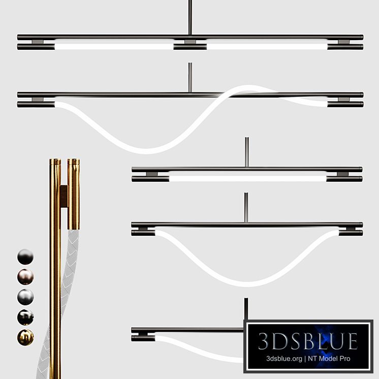 6 Luke Pendant Lamps (6&4ft Leto-Surrey-Artemis Rod Suspension) | 6lights | | 5mat |