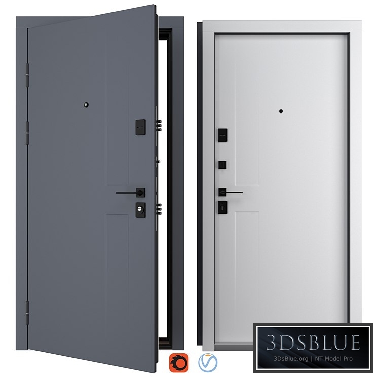 Entrance metal door Vista (Abvehr)