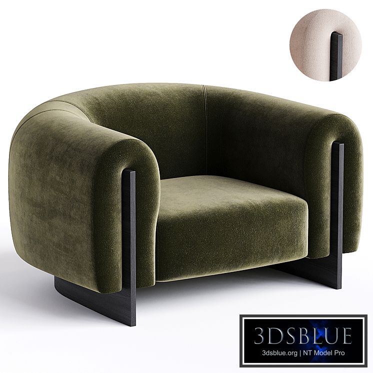 MINUIT ARMCHAIR by STEPHANE PARMENTIER