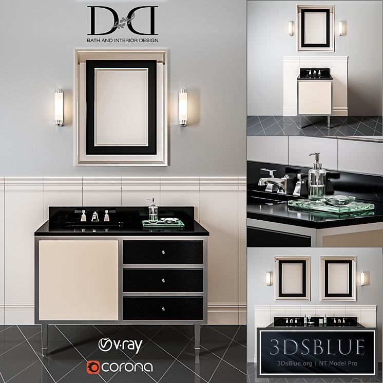 Devon &amp; Devon - Jazz collection (3 Vanity Unit)