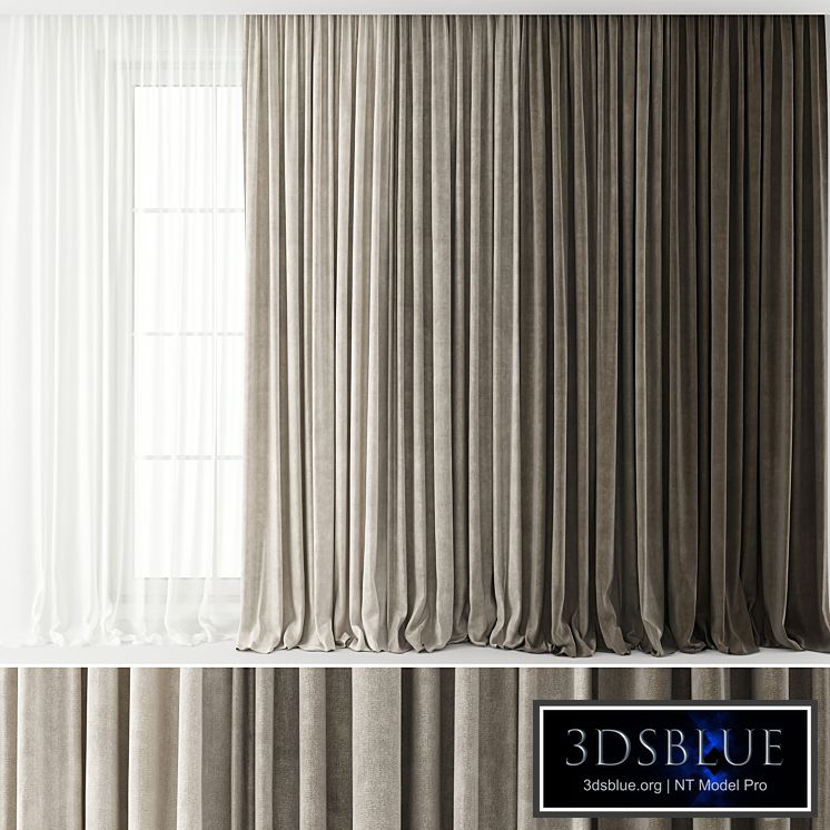 Curtains Long set 01