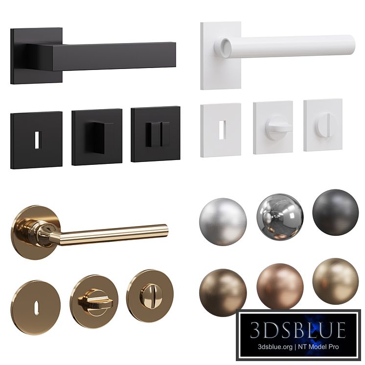 Door handles DND /Edra, Isabella, Blend/
