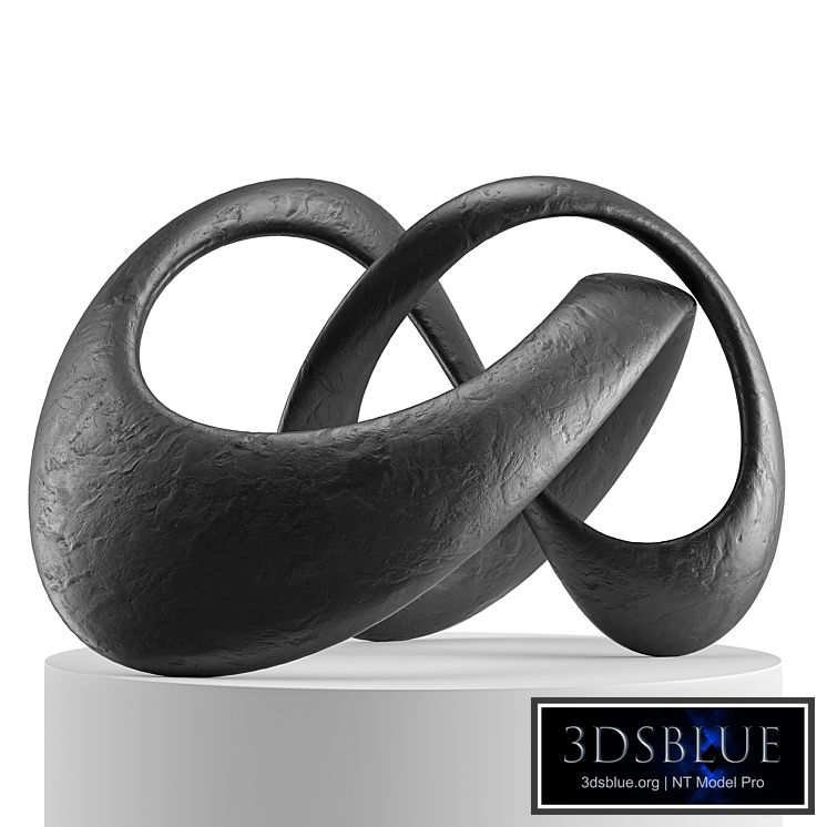 Abstract sculpture Mobius