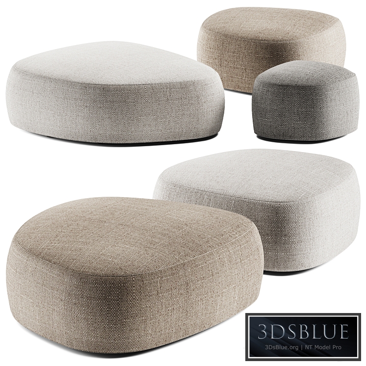 Flou PIERRE Garden Poufs