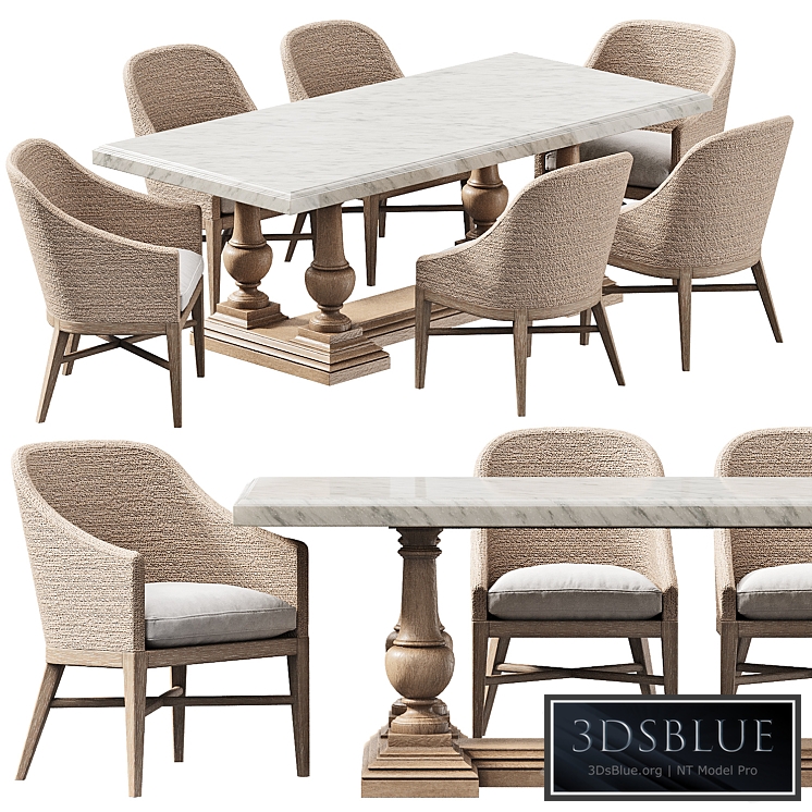 RH DINING SET 8