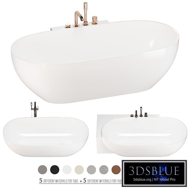 REXA HOLE bathtubs set 01