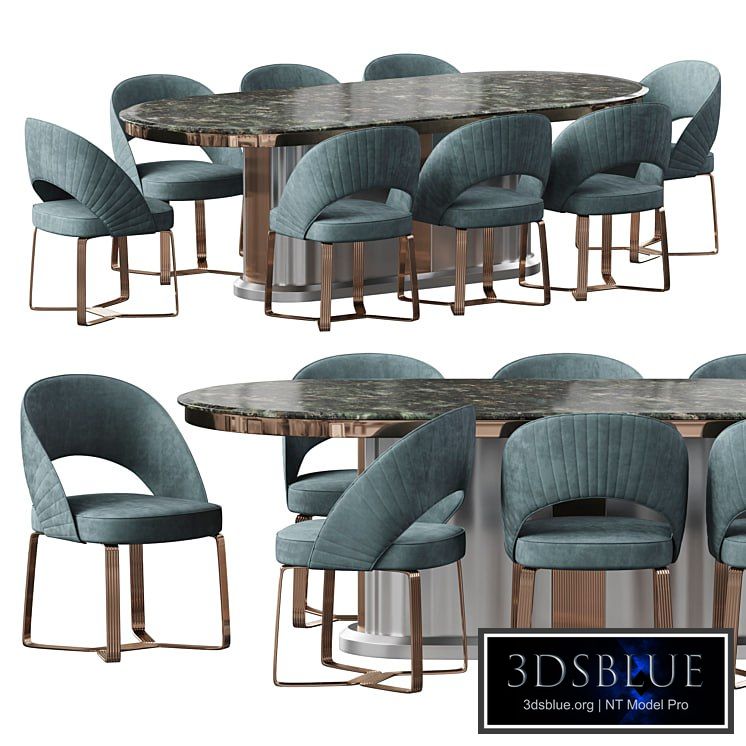 Etra dining table and chairs