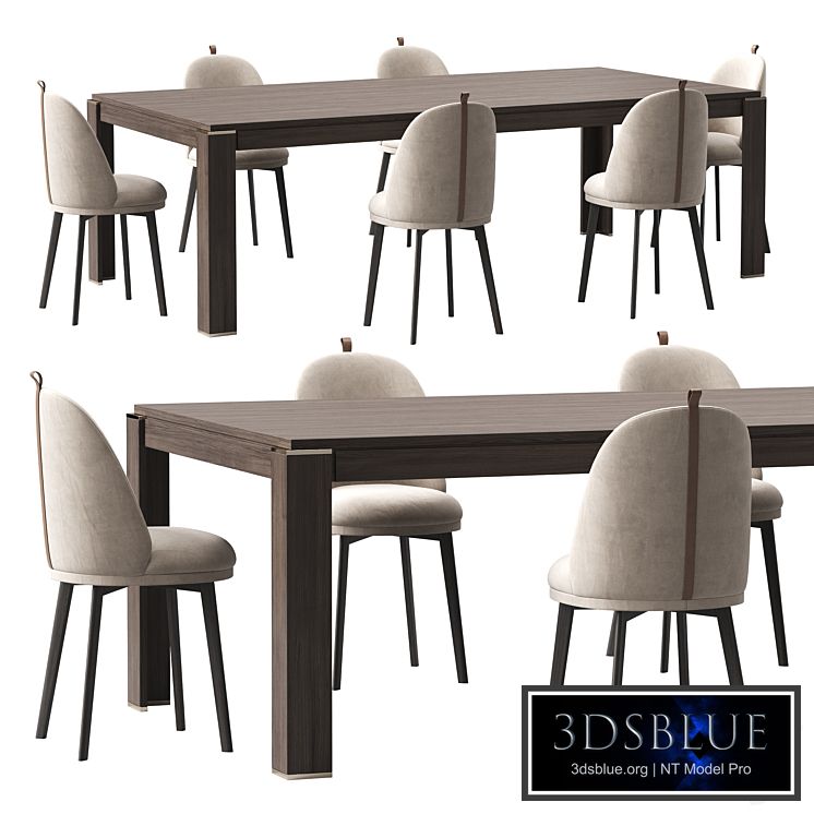 Table with chairs BUDA by LASKASAS