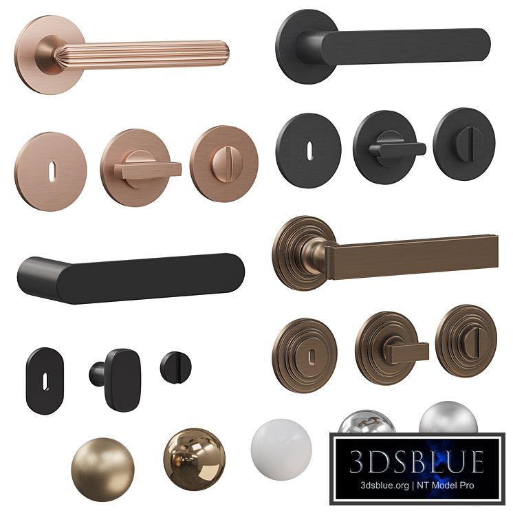 Door handles DND /Zeppelin, Luce, Pure, Lucrezia/