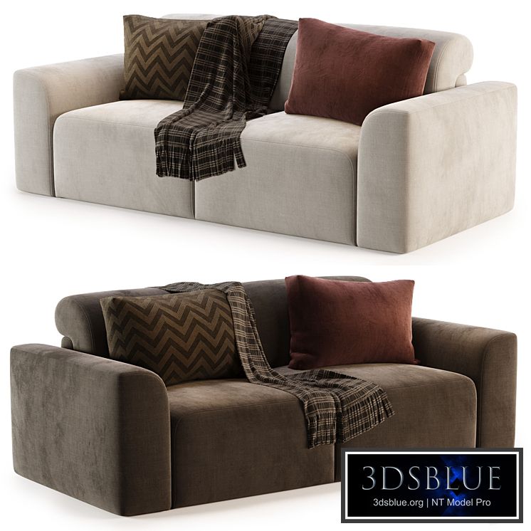 Corner Sofa Baivin Soft Light by Divan