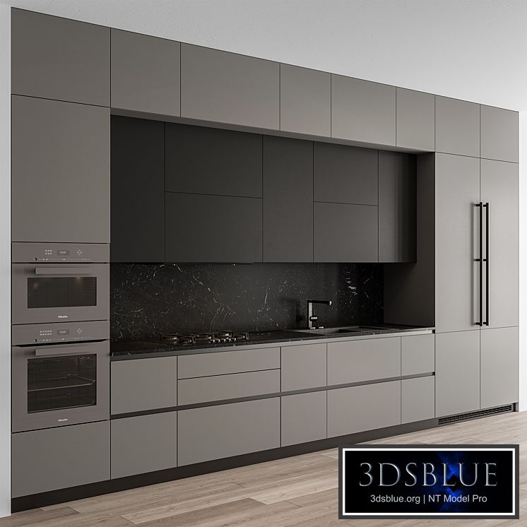 Kitchen Modern - Gray and Black 112