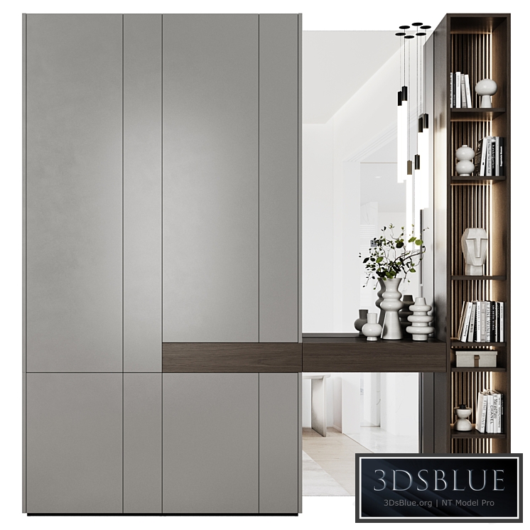 Hallway in modern style 02