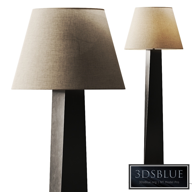 CB2 Beke Bronze Floor Lamp
