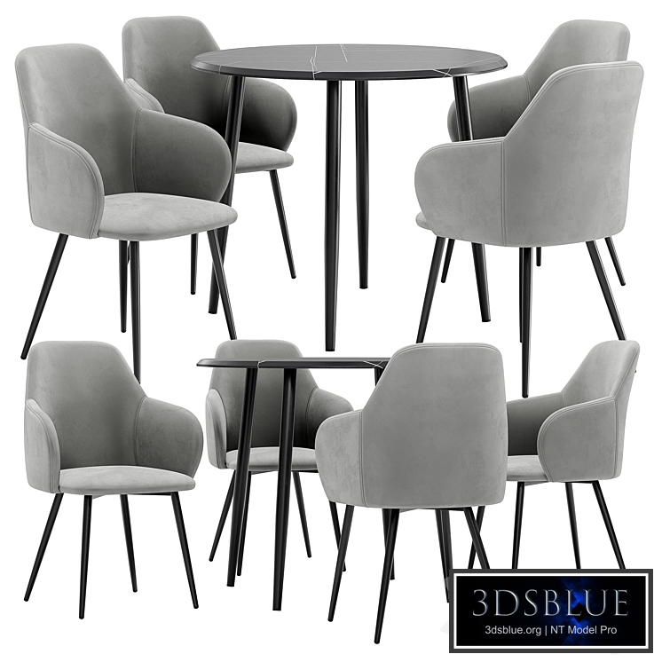 Madrid dining chair and Abilene table