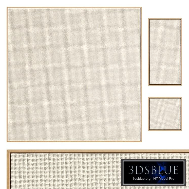 Canvas with wooden frame, ZARA HOME