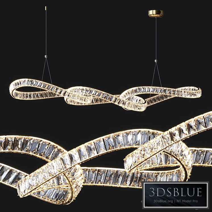 Crystal Linear Chandelier