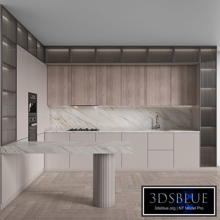 Kitchen Modern 118 (Corner Kitchen)