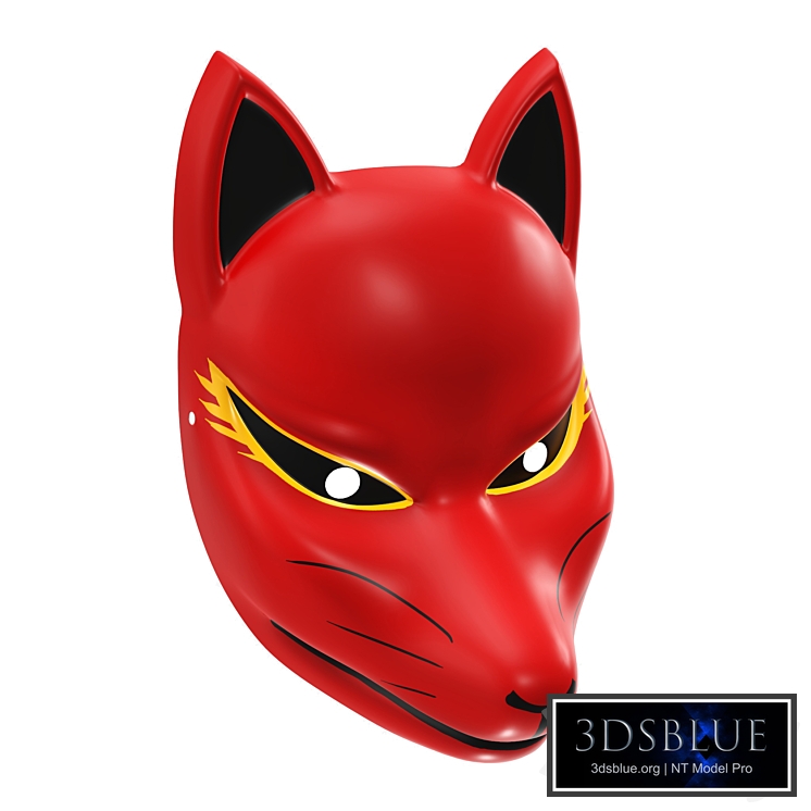 Japanese fox mask 01