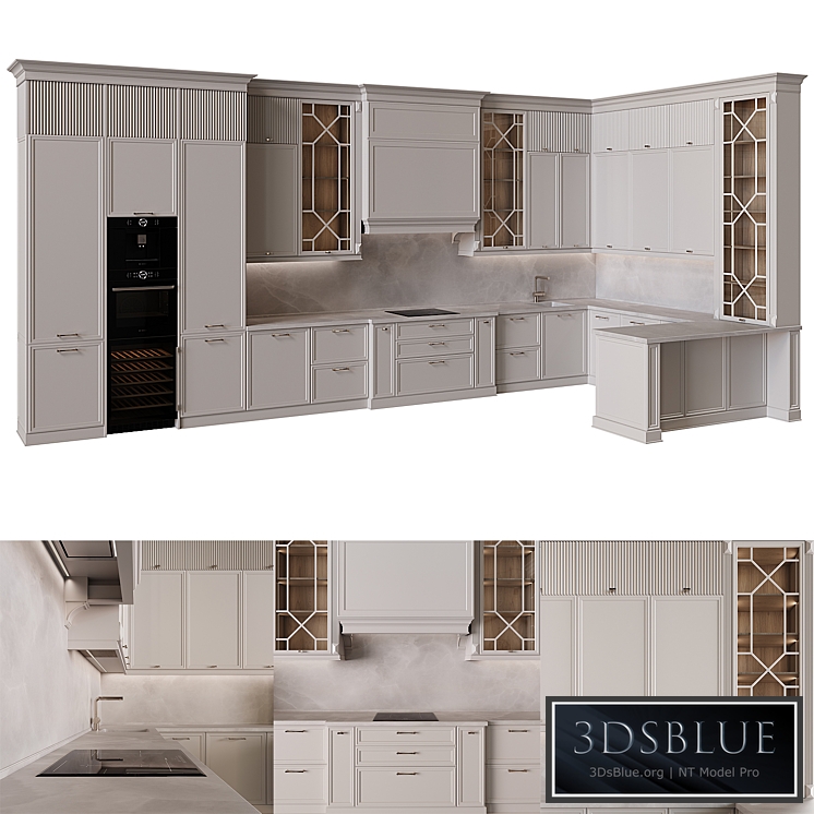 Neoclassical kitchen 32