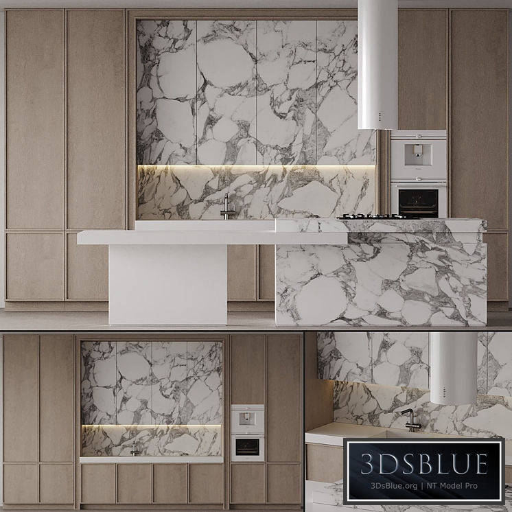 Kitchen with island 002