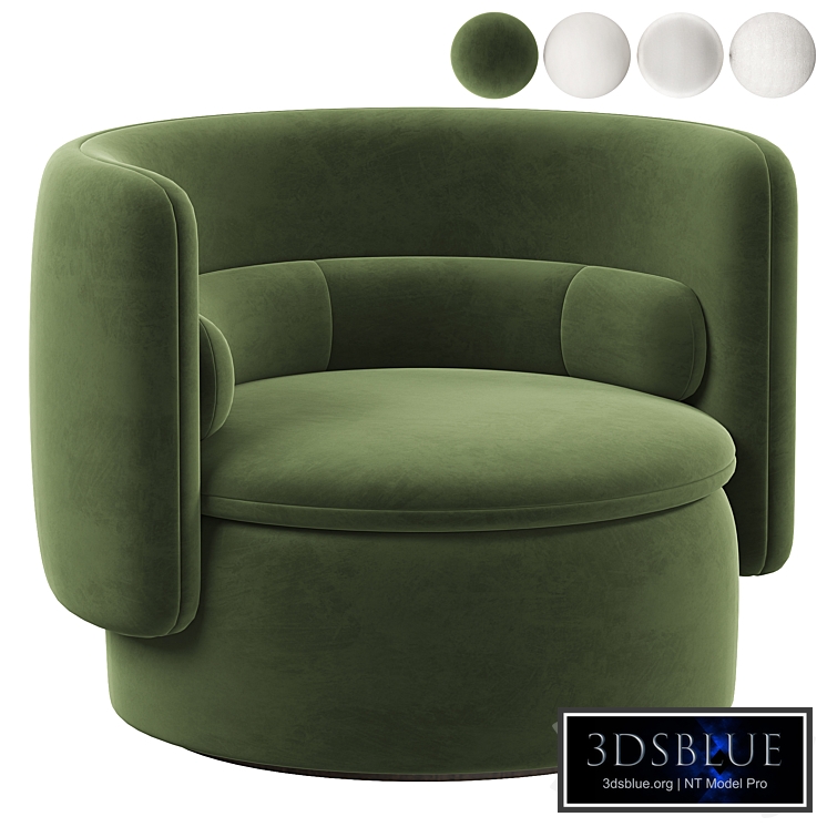 Group armchair with fixed base By SCP