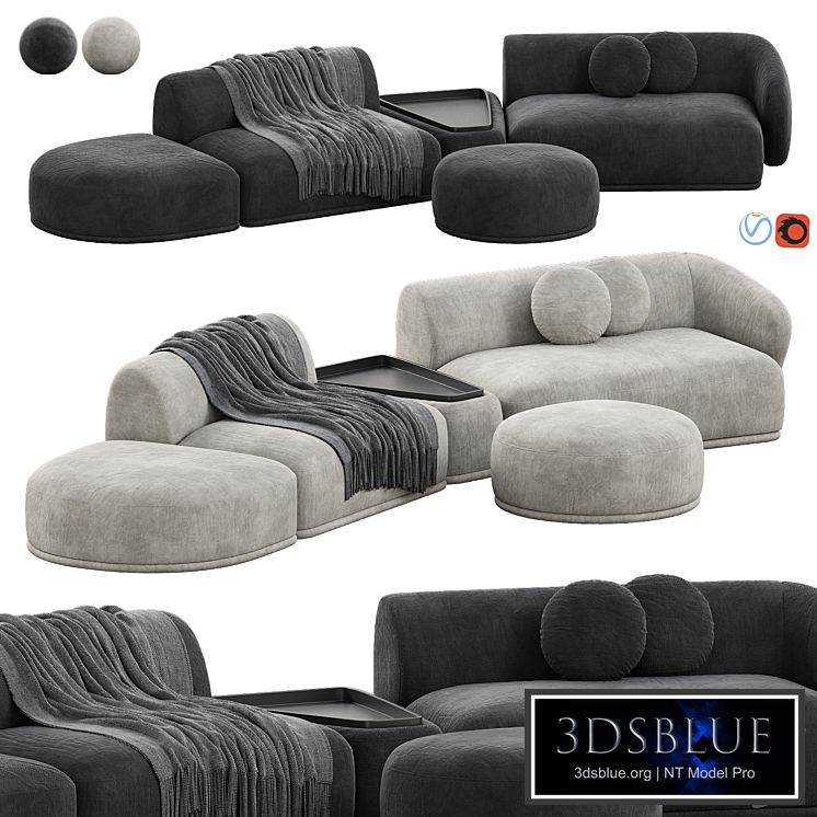 Rene Sofa by Meridiani Set 5
