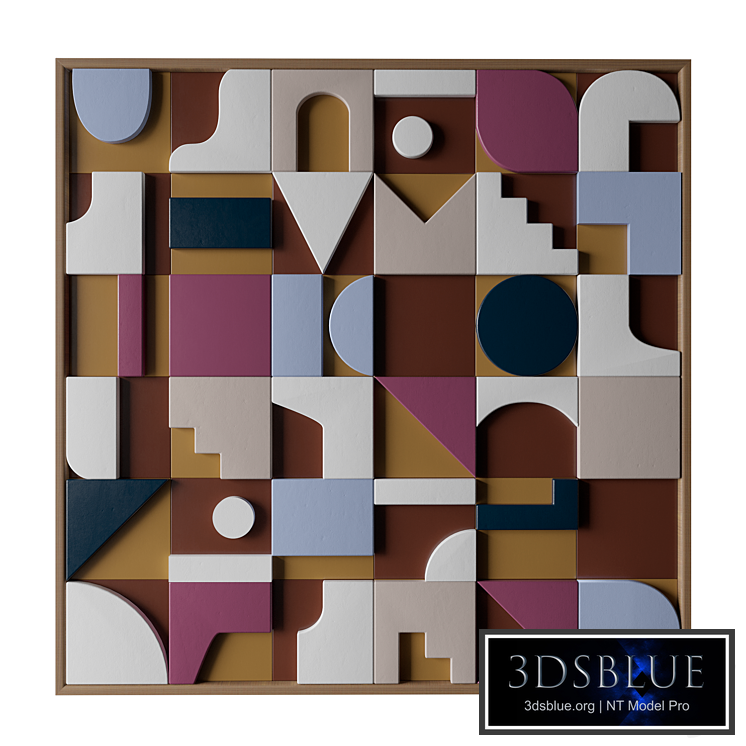OLKA Mosaic #5 - Sculptural Wall Art