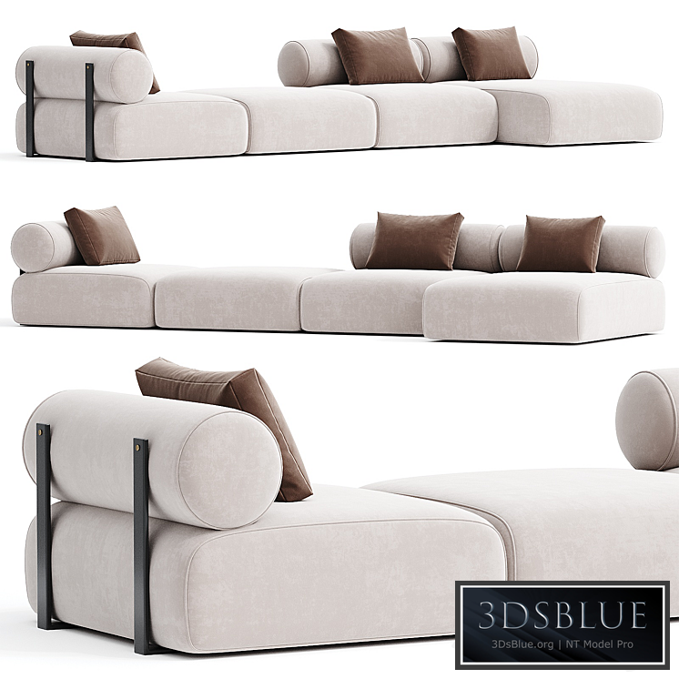 Contemporary Modular System, Black Steel