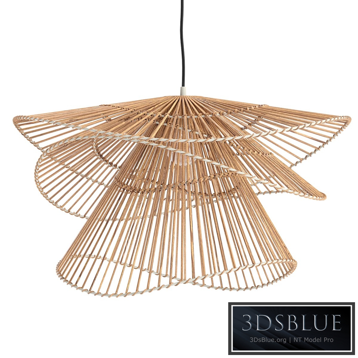 Three Tiers Bamboo Pendant Lights
