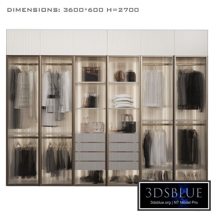 Wardrobe with glass doors_3