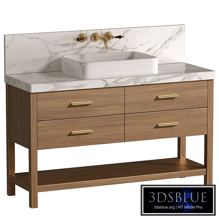 Cabinet washbasin.Modern Bathroom furniture.