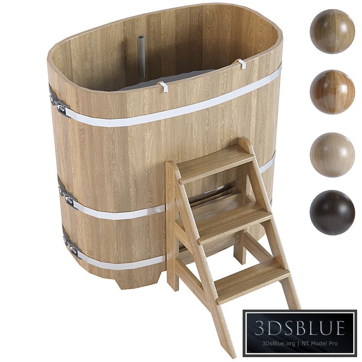 Oval hot tub from Bentwood 0.76*1.2m