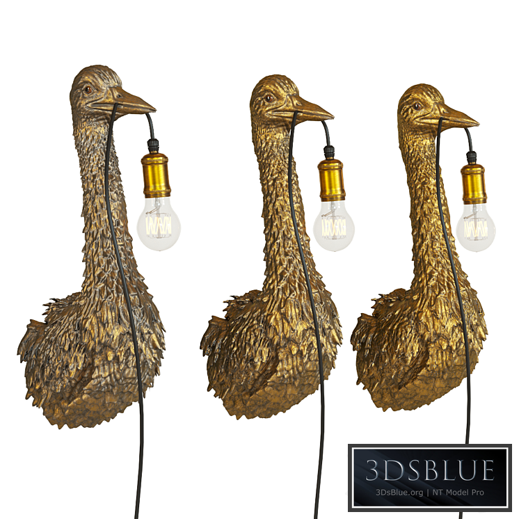 Wall Lamp Animal Heron