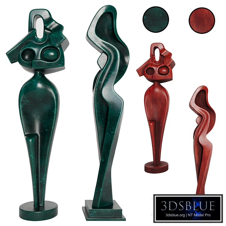 carved women figures