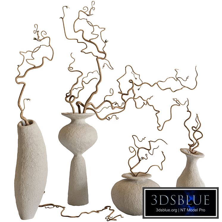 Branches and vases set