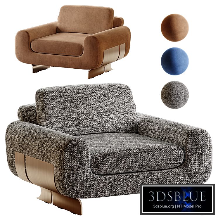 Fendi Gran plie armchair