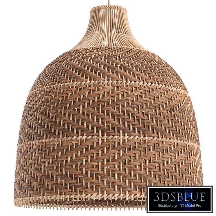 HQ Rattan Pendant Light Wicker Large