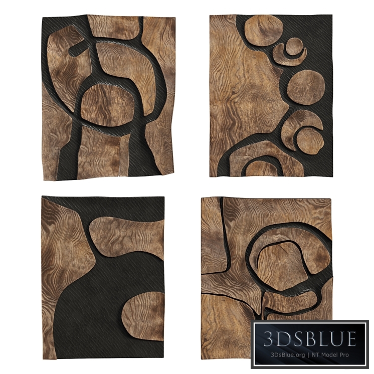 Wooden Wall Decoration by Fabian Ewert