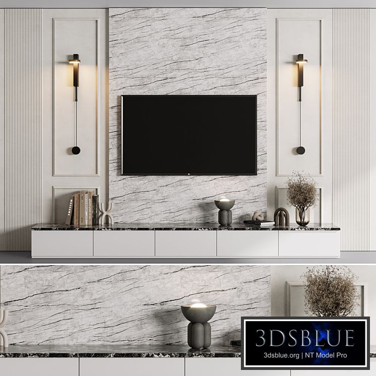 TV Wall Set 04