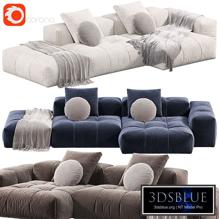 PIXEL Sofa by Saba Italia 4, sofas