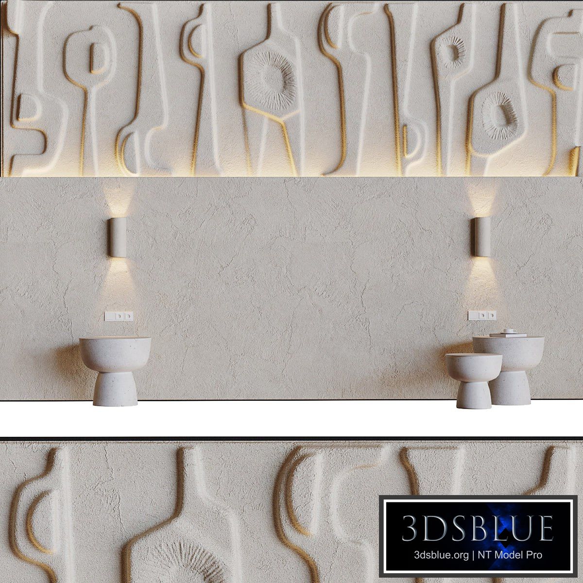 Decorative 3D panel 005