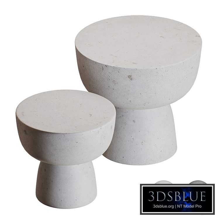 Concrete coffee tables