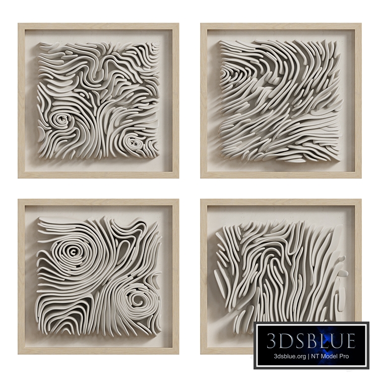 Coral Reef Waves Wall Decoration