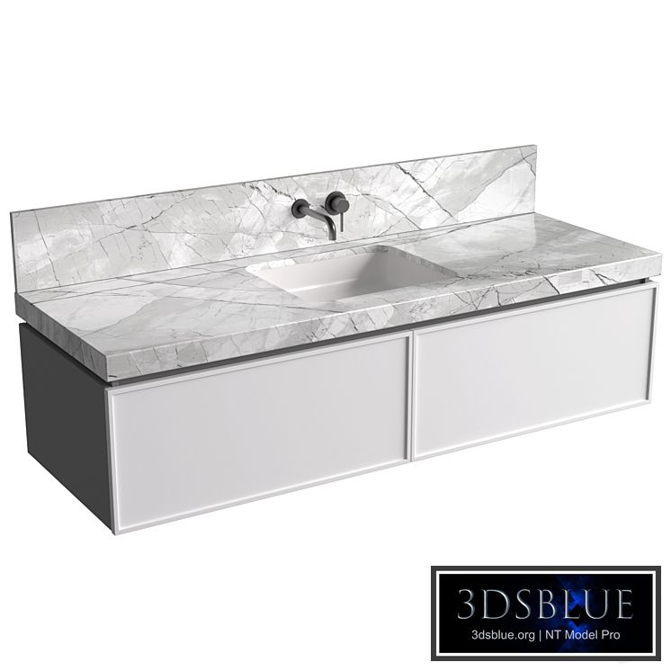 Bathroom Cabinets with washbasins in modern style. Bathroom furniture.Bathroom Sink Cabinets