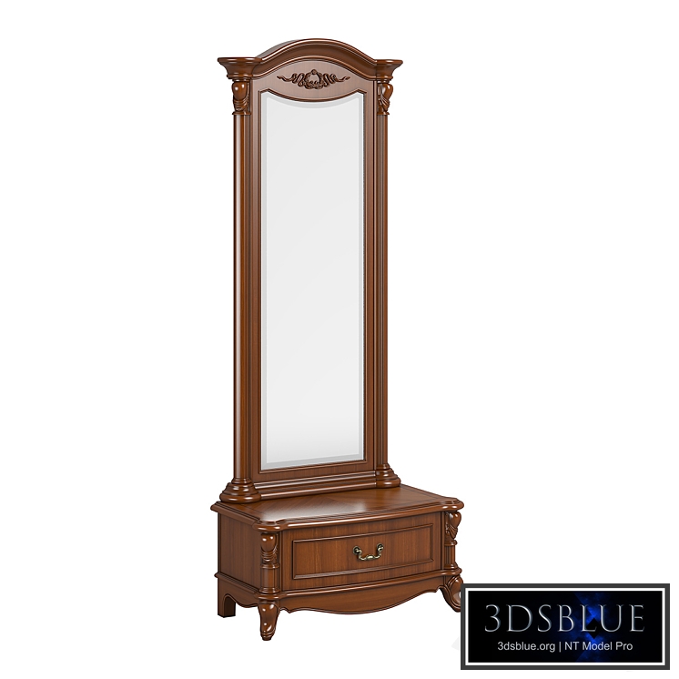 2616700 230-1 Carpenter Long mirror with drawer 847x450x2050