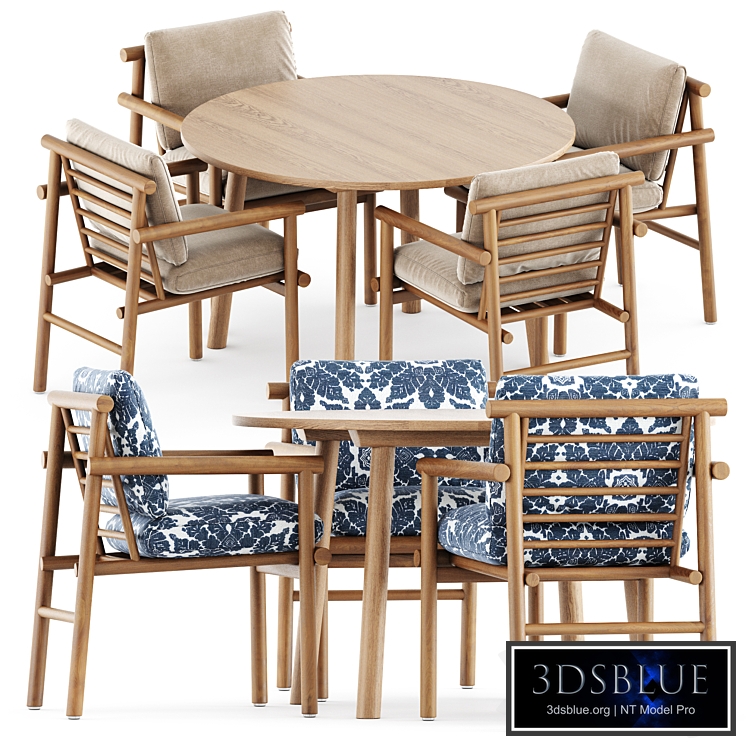 Ayana chair by Bebitalia and Taro Table by Fredericia