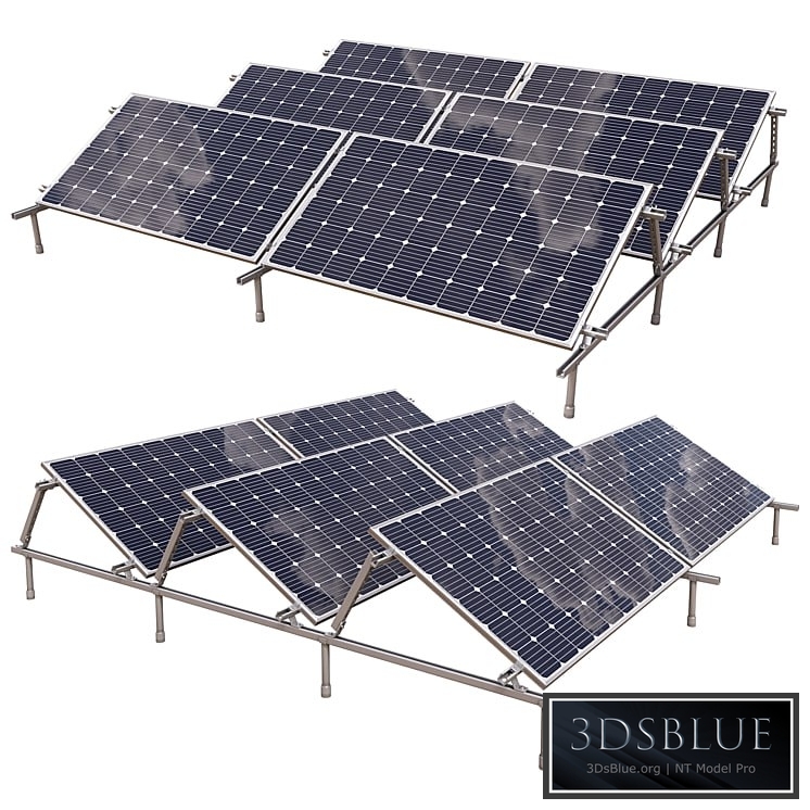 solar panel power plant