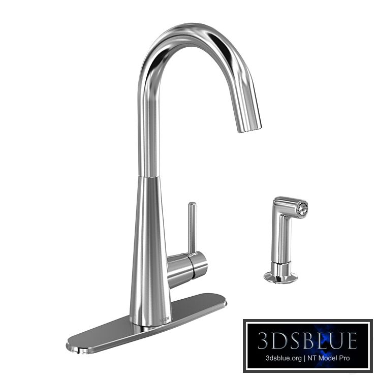 Moen Sleek Chrome One Handle Kitchen Faucet